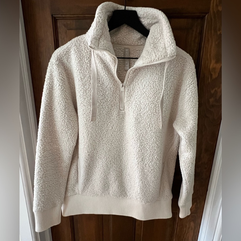 Athleta Tugga Sherpa Quarter Zip